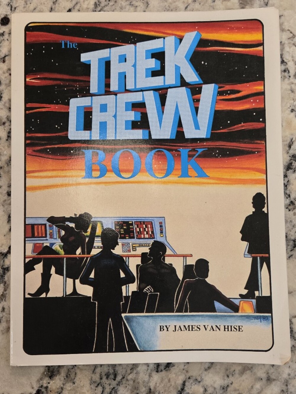 "The Trek Crew Book" by James Van Hise, Vintage Star Trek collectible guide